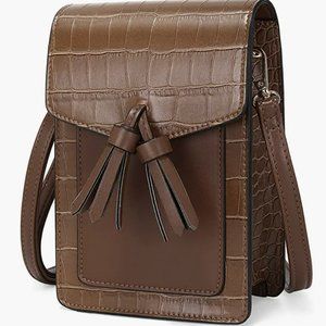 Phone Purse Crossbody Bag for Women Shoulder Wristlet Clutch Card Slots